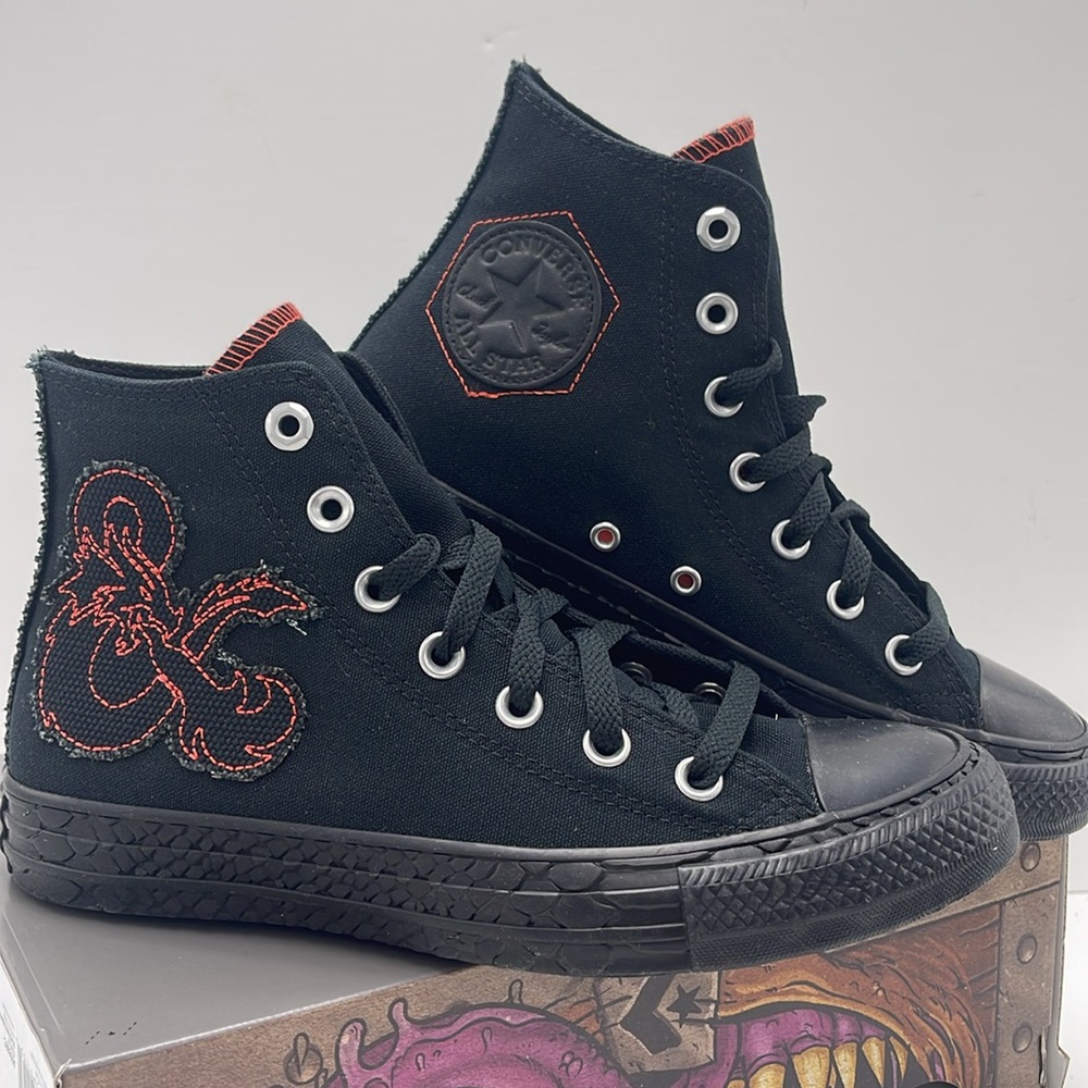 Converse WMNS Black and Red High-Top Sneakers A09886C
CTAS HI
BLACK/RED/WHITE - Picture 7 of 16